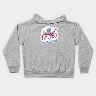 Free Hugs Octopus Kids Hoodie